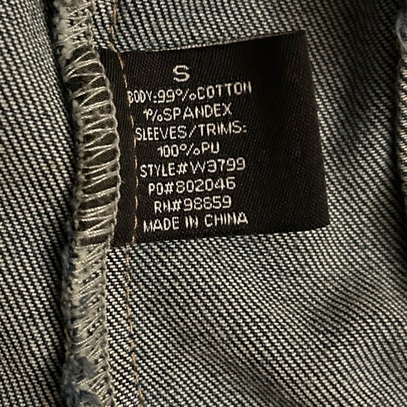 W118 by Walter Baker Denim Vest size S - Picture 8 of 15